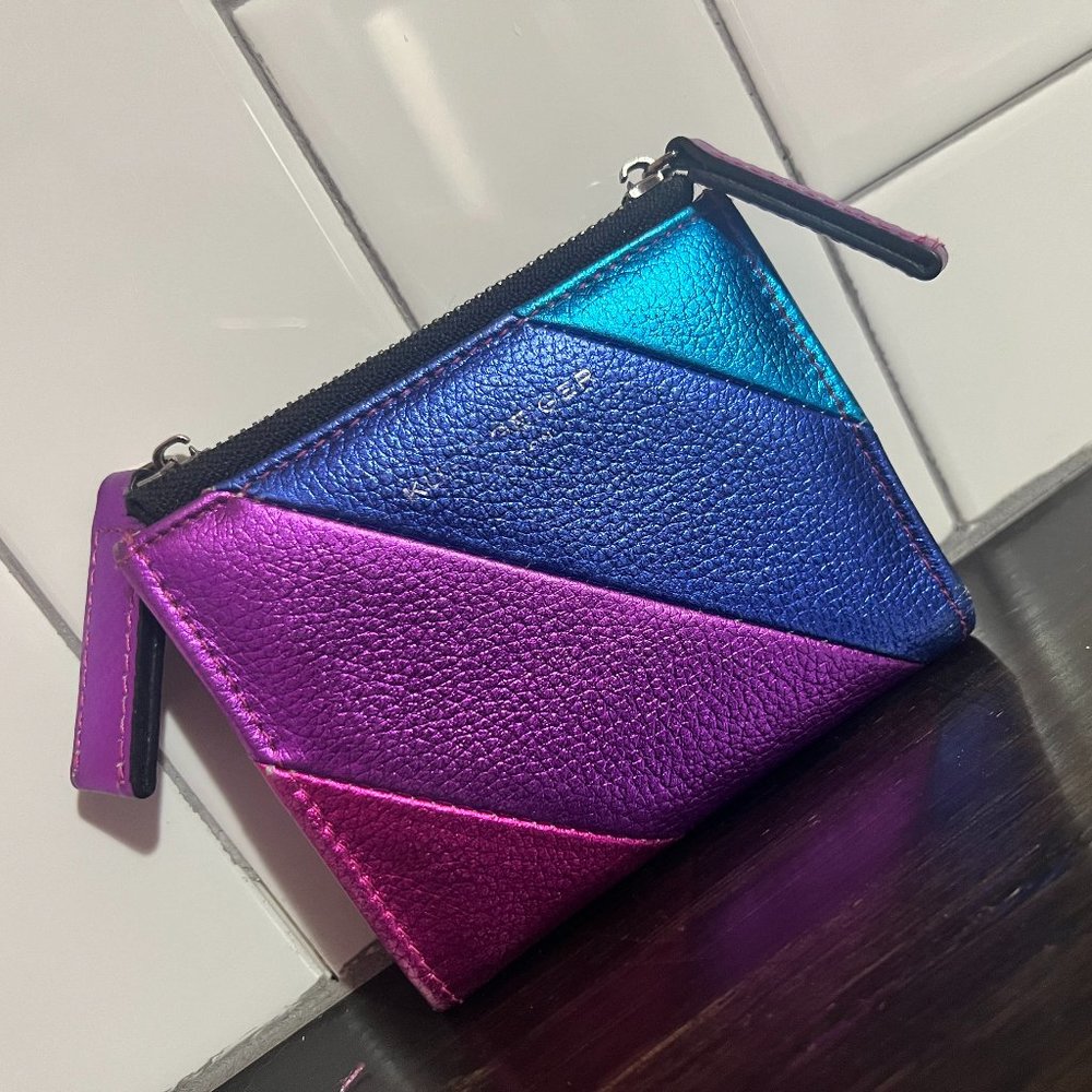 Kurt Geiger London Mini Rainbow Stripe wallet